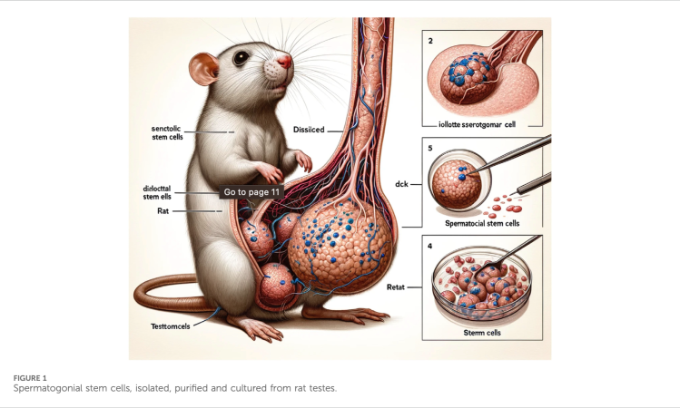 Diagram of a rat with nonsensical descriptions and anatomy in Frontiers in Cell and Developmental Biology.